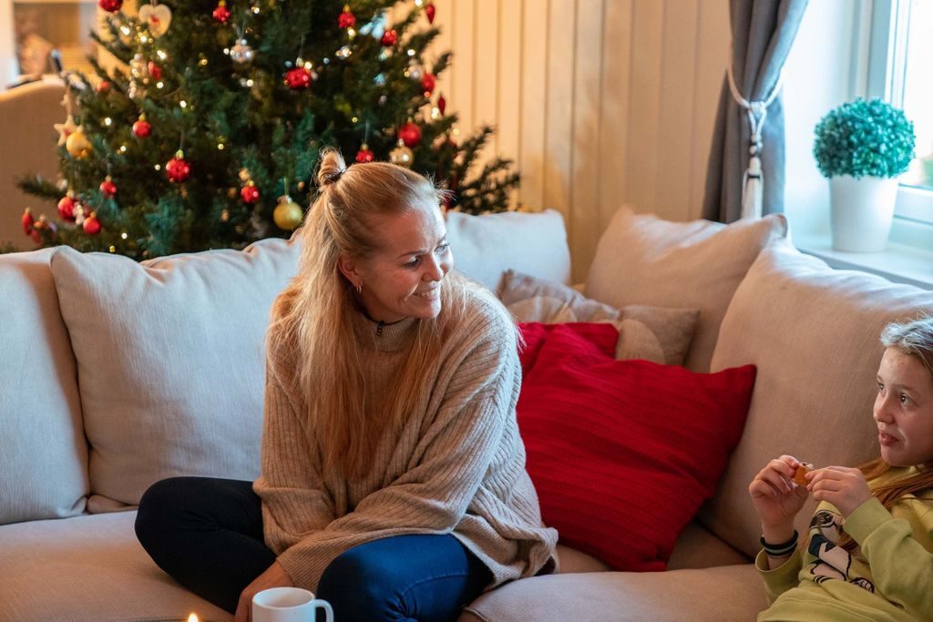Fosterbarna feirer jul med fosterfamilien for tredje året på rad.